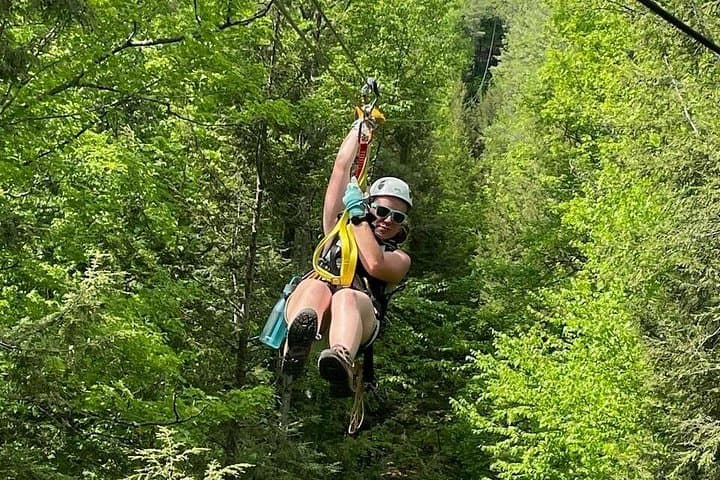 Mountain Top Zipline Tour at Morningside Flight Park, New Hampshire
