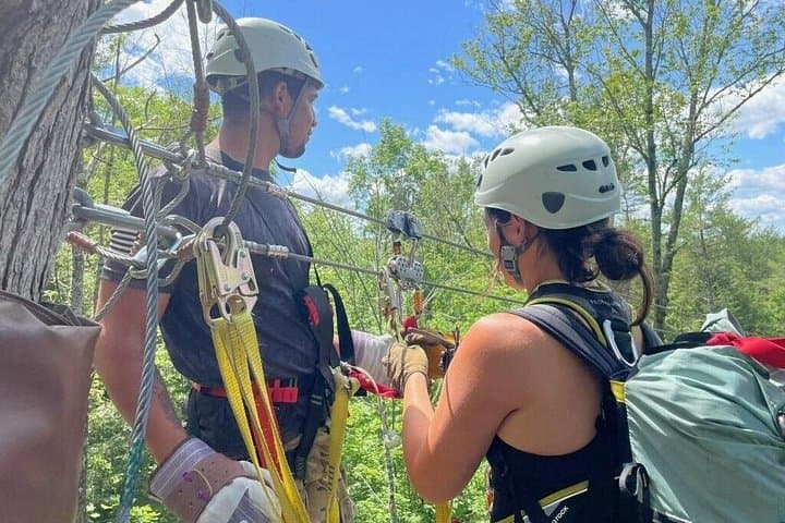 Mountain Top Zipline Tour at Morningside Flight Park, New Hampshire photo 2