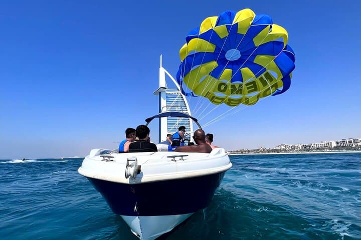 Parasailing in Dubai: Burj Al Arab & Burj Khalifa Aerial Views photo 4