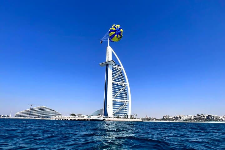 Parasailing in Dubai: Burj Al Arab & Burj Khalifa Aerial Views photo 2