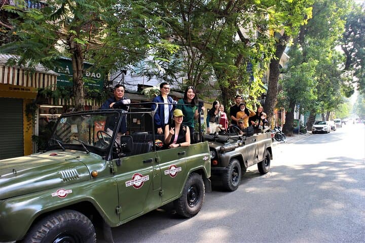 Hanoi Night Jeep Food Tour Led by Women: Old Quarter Eats & Train Street photo 4
