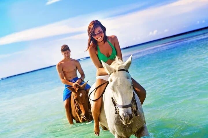 Ocho Rios Adventure: Dunn's River, Blue Hole, Bamboo Raft & Horseback Combo photo 5