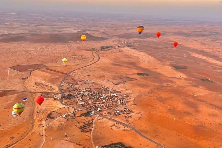 Sunrise Hot Air Balloon Over Marrakech: Atlas Views & Desert Plains photo 2