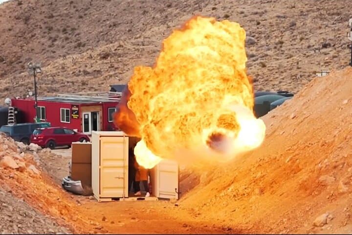 Flamethrower Combo at Adrenaline Mountain — UTV & Shooting in Nevada's Historic Mine Country