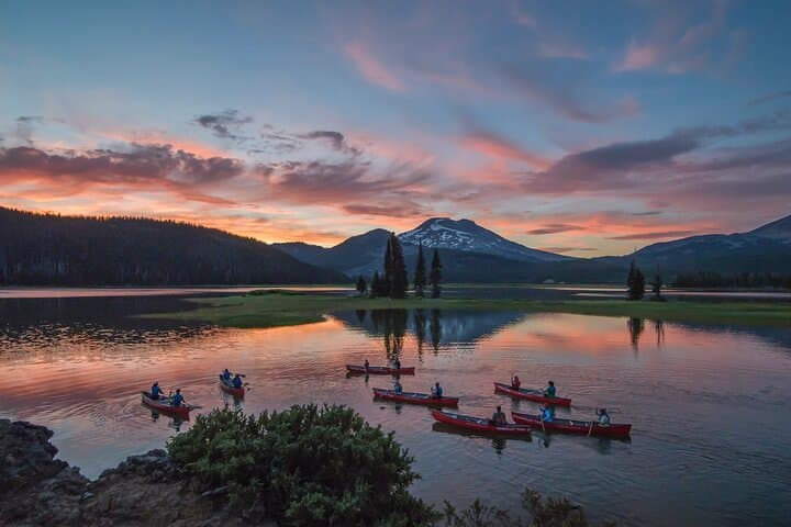 Cascade Lakes Moonlight & Starlight Canoe Tour — Night Canoeing Near Bend, Oregon photo 3