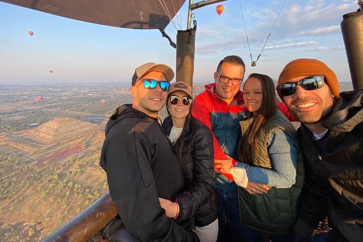Dawn Balloon Flight Over Teotihuacán: Sunrise Above the Pyramids photo 3