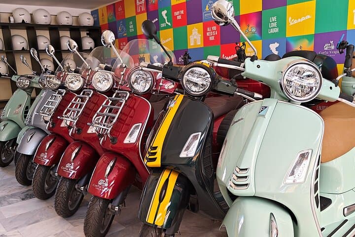 Corfu Vespa GTS 300cc Rental: Explore the Island on Two Wheels