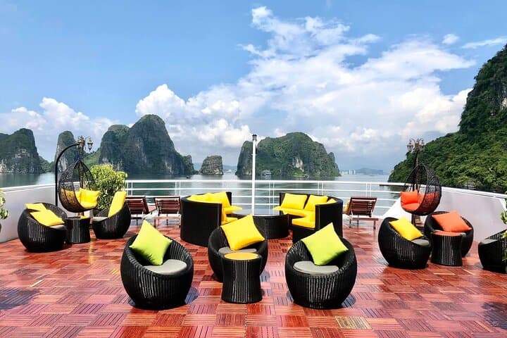Dragon Bay Cruise 2D1N: Ha Long & Lan Ha Bay Overnight from Hanoi photo 3