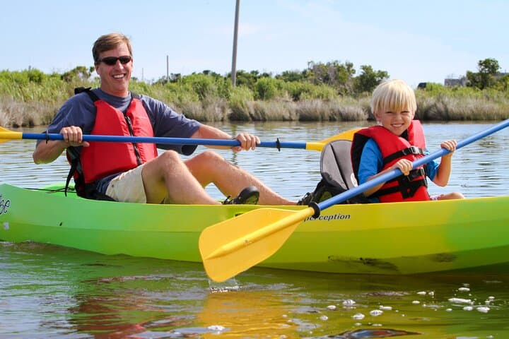 Whalebone Hourly Kayak Rental — Beginner-Friendly Paddling on Roanoke Sound