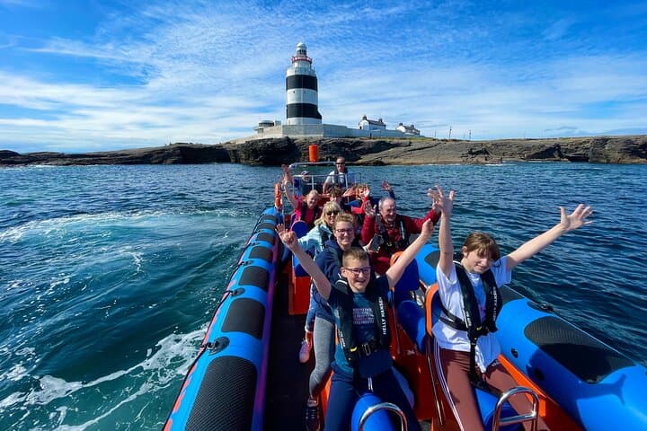 Dunmore East Sea Safari to Hook Lighthouse: RIB History & Wildlife Cruise