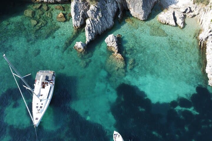 Half-Day Sailing Yacht Trip Along Corfu North Coast: Barbati, Gialiskari & Blue Cave