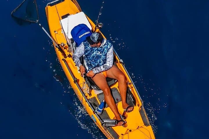 Kayak Fishing Duo in Cavtat: Hobie Pedal Tours from Tiha Bay