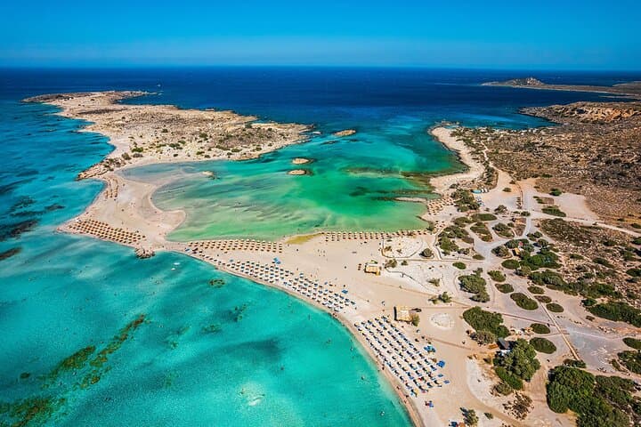 Private Day Trip from Chania to Elafonissi Beach — Cave, Monastery & Pink Sands