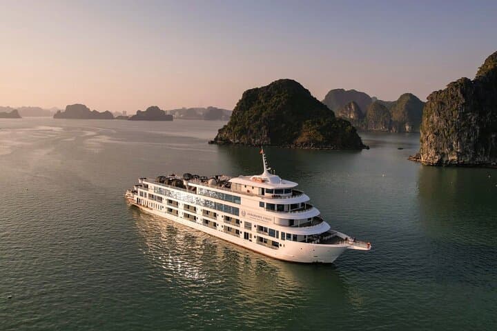 Ambassador Day Cruise Halong Bay — Sung Sot Cave, Titov Island & Onboard Jacuzzi photo 2