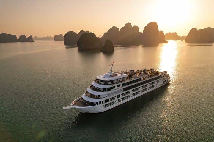 Ambassador Day Cruise Halong Bay — Sung Sot Cave, Titov Island & Onboard Jacuzzi photo 3