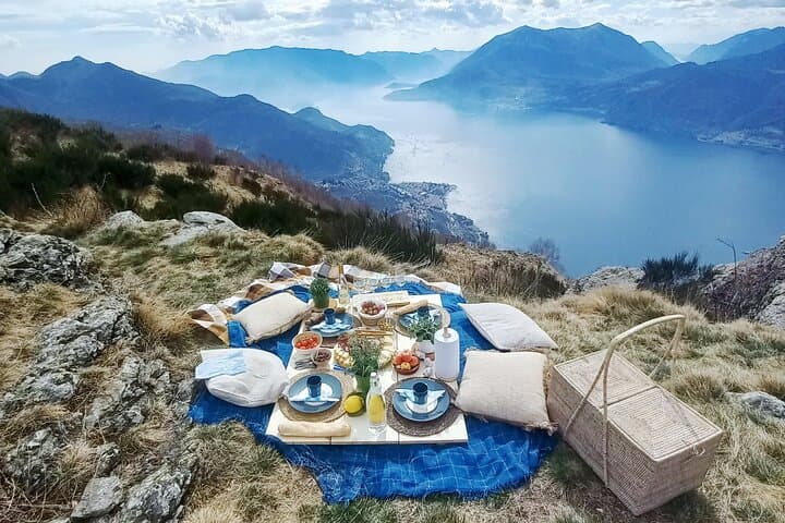 Exclusive Alpine Foothills Picnic with Panoramic Lake Como Views
