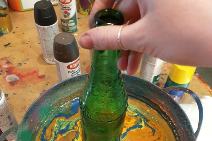 Hydro-Dipped Hummingbird Feeder Workshop in Estes Park photo 2