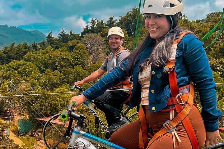 Ruta de Las Flores: Bike Zipline, Ataco Murals & Santa Teresa Hot Springs