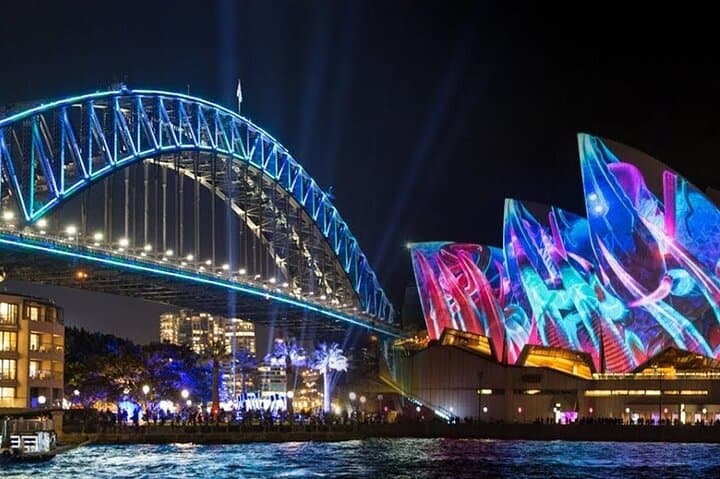 Vivid Sydney Scenic Jet Boat Cruise: 45-Minute Harbour Light Experience photo 2