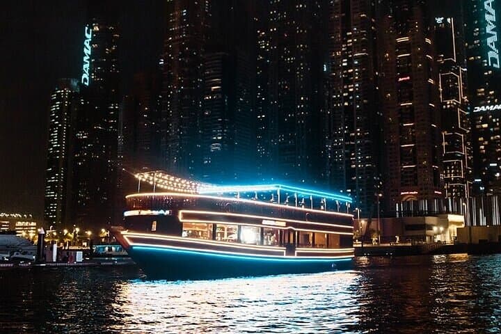 Dubai Dhow Dinner Cruise with 17-Minute Helicopter Ride — Marina & Palm Views photo 5