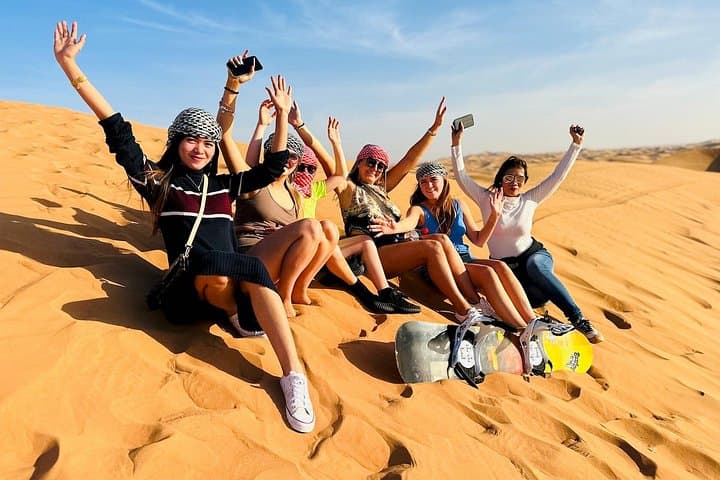 Dubai Desert Safari from Ras Al Khaimah: Dune Bashing, Camel Ride & BBQ Experience photo 3
