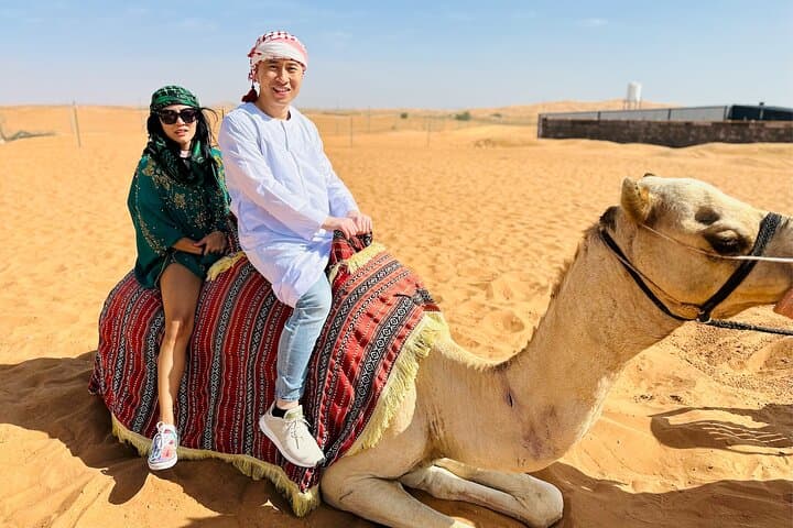 Dubai Desert Safari: Dune Bashing, Camel Ride & BBQ Dinner Experience photo 6