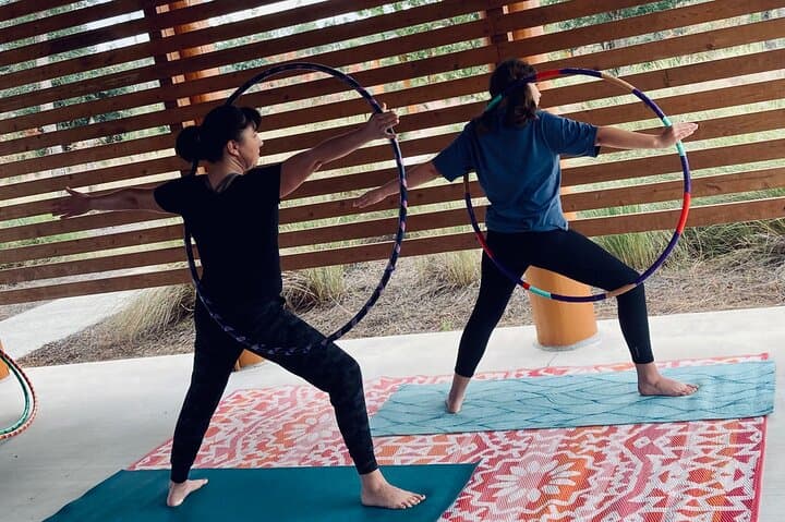 Hula-Hoop Yoga by the Bay: Playful Balance in Panama City Beach