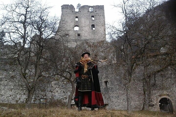 Medieval Living History at Castle Stein (Kamen) — Costumed Knight Tour near Bled photo 1
