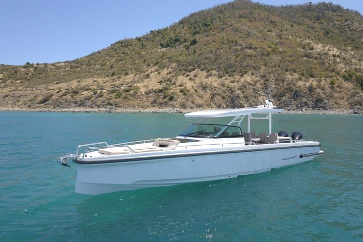 Private Axopar 37 Charter Around St. Martin: Snorkel Turtles & Secluded Beaches photo 4