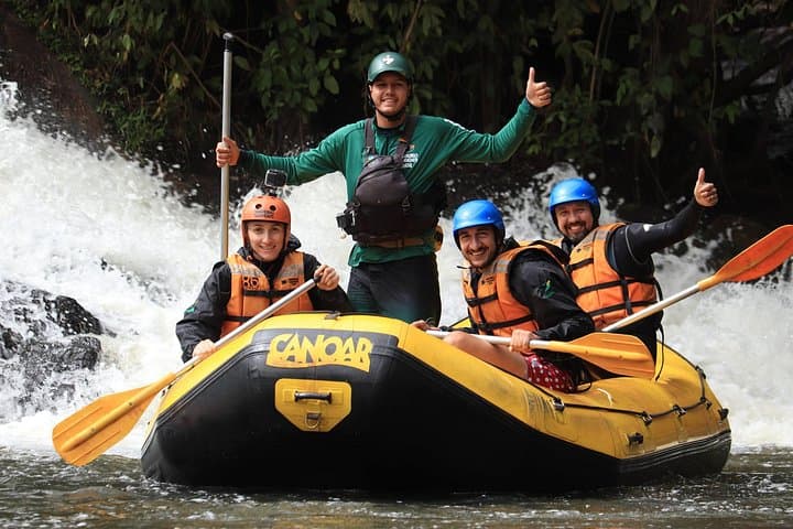 2-Day Adventure in Brotas: Rafting, Canyoning & Zipline from São Paulo