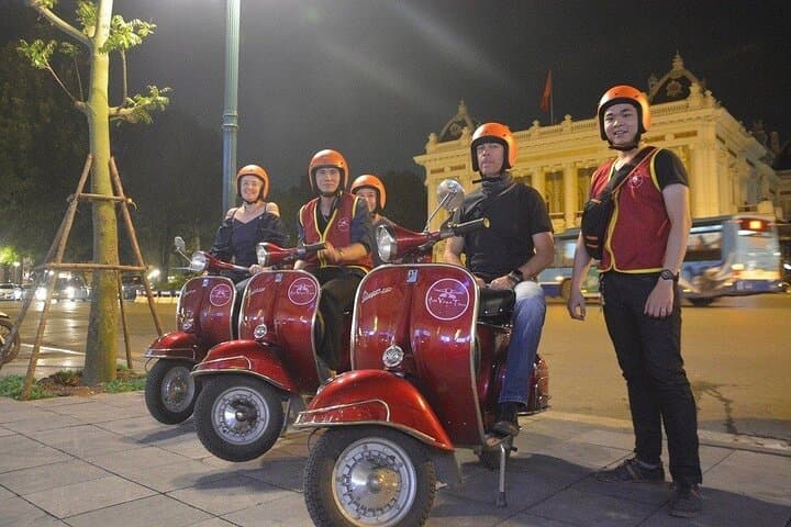 Night Vespa Street-Food Tour of Hanoi’s Old Quarter & West Lake photo 2