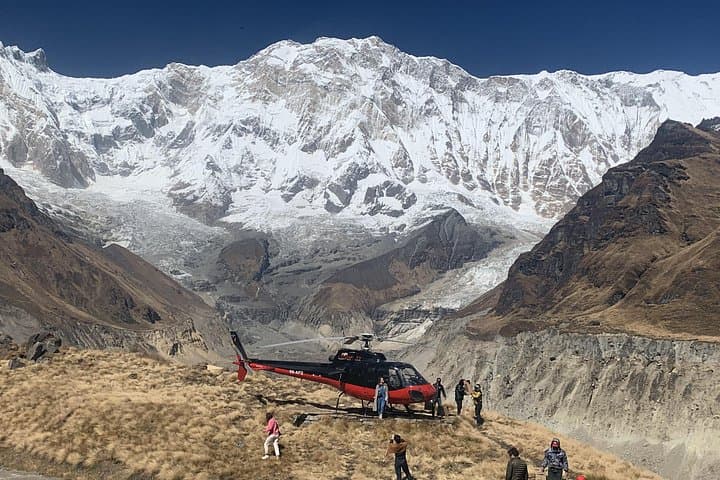 Annapurna in a Day: Helicopter Landing at ABC from Pokhara photo 6