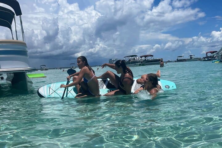Private Crab Island Pontoon Charter with Inflatables in Destin photo 6