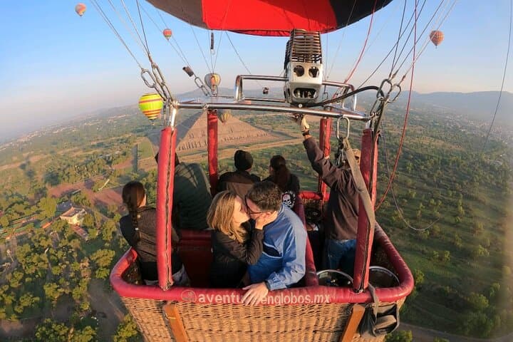 Sunrise Hot Air Balloon Over Teotihuacan — Pyramids From Above photo 2