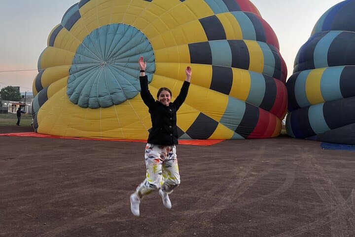 Sunrise Hot Air Balloon Over Teotihuacan — Pyramids From Above photo 6