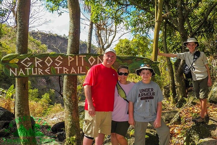 Gros Piton Nature Trail: Private Guided Hike to Piton Falls and Warm Mineral Pools