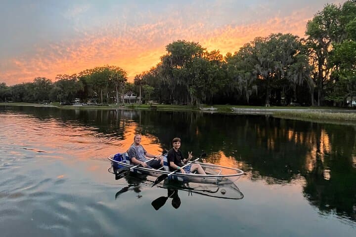 Clear Kayak Sunset and Glow Tour on Rainbow River (Dunnellon, FL) photo 5