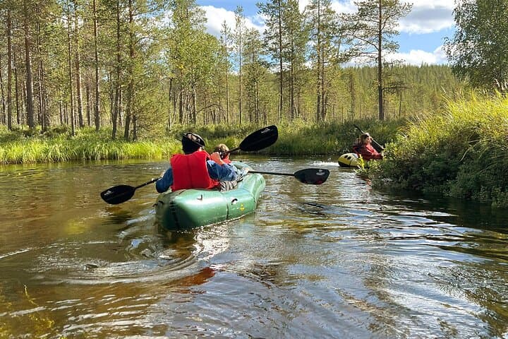 Whitewater Packrafting on Juutua River in Inari — 6-Hour Guided Tour