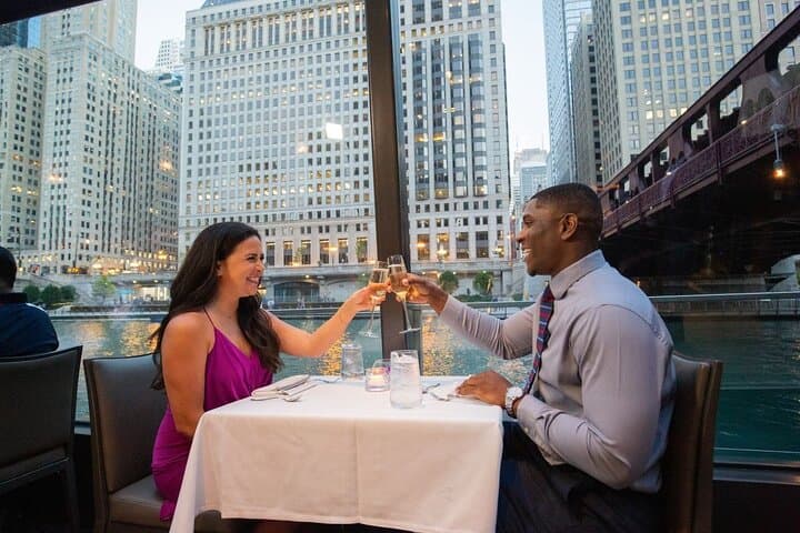 Chicago Fireworks Dinner Cruise on the River: Plated Meal & Navy Pier Views photo 3