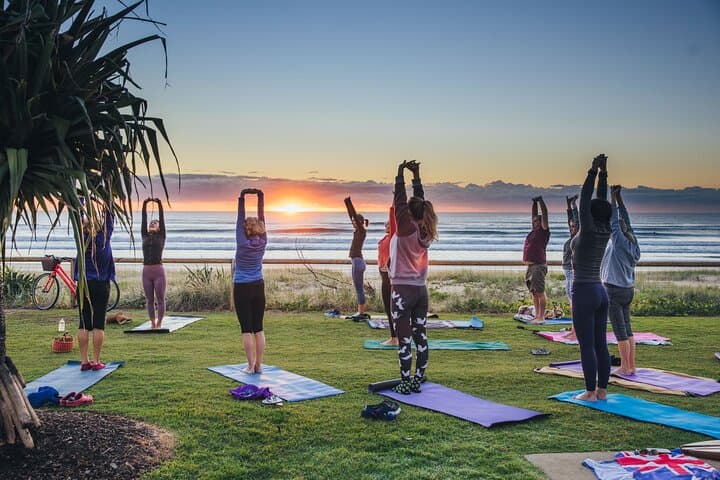 Private Sunrise & Sunset Beach Yoga on the Athenian Riviera