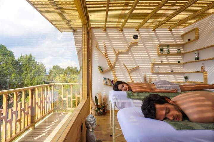 Day of Wellness at Neusa Reservoir: Yoga, Massage & Lunch from Bogotá
