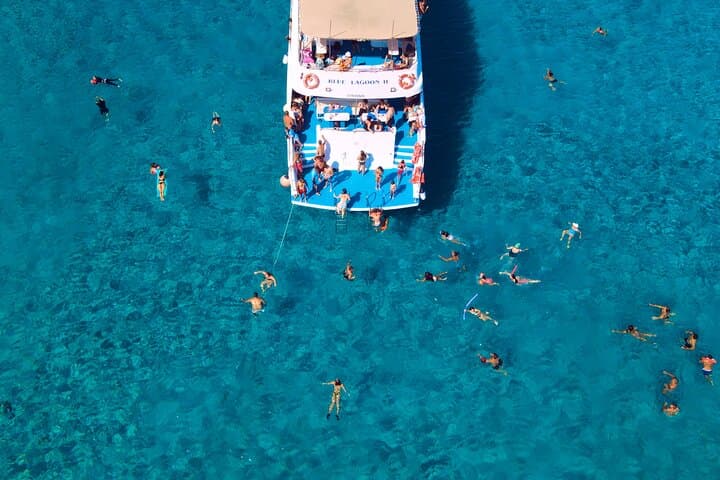 Blue Lagoon Boat Trip from Latchi — Snorkel, Slide and Wine in Akamas photo 3