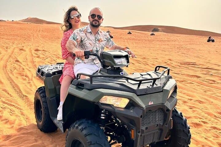 Dubai Red Dune Evening Desert Safari with Quad Bike, Camel Ride & Dinner photo 2