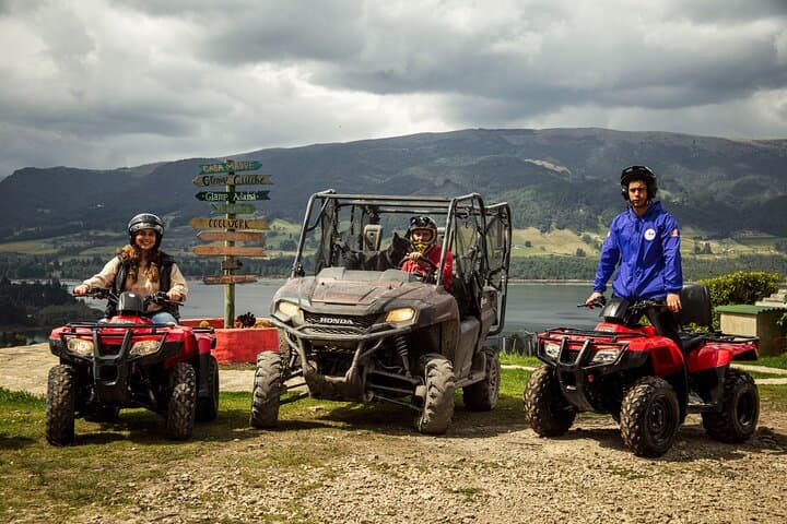 ATV Adventure Across Neusa Reservoir from Bogotá