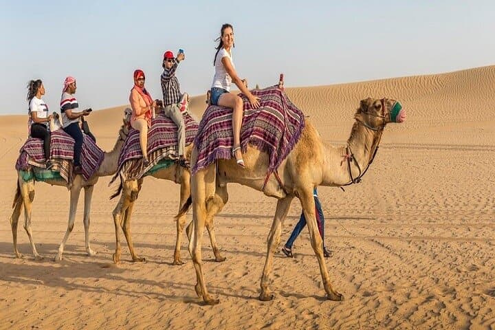 Dubai Desert Quad Bike Safari: Sandboarding, Camel Ride & Red Dunes Adventure photo 4