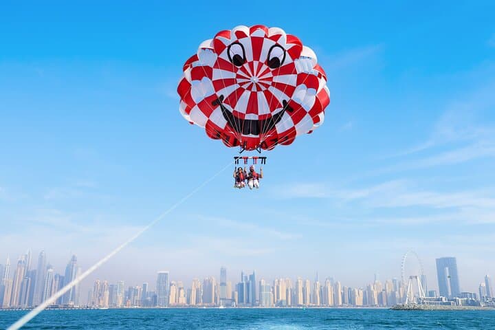 Parasailing Dubai: Palm Jumeirah & JBR Beach Aerial Ride photo 6
