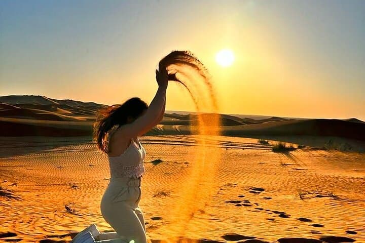 Dubai Evening Desert Safari: Dune Bashing, Camel Ride & Bedouin Camp Experience photo 3