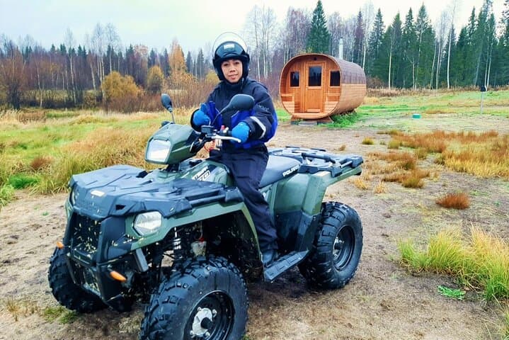 ATV Quad Bike Experience in Rovaniemi Pine Forests photo 4