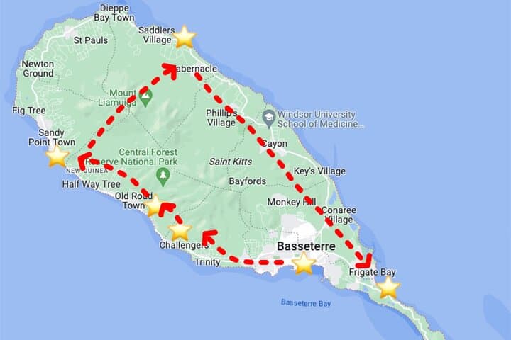 St. Kitts Scenic Island Tour with Beach Option — Basseterre Views & Beaches photo 2