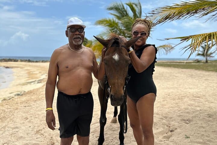 Montego Bay Bamboo Rafting and Horseback Swim: River, Beach & Local Flavors photo 6
